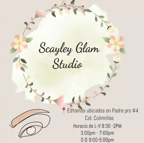 Flyer Scayley Glam Studio